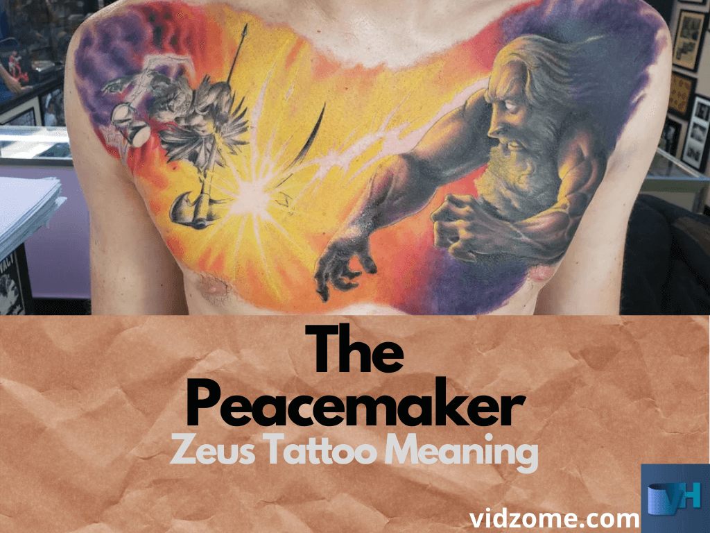 Zeus Peacemaker tattoo