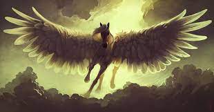 Roman mythology creature Pegasus