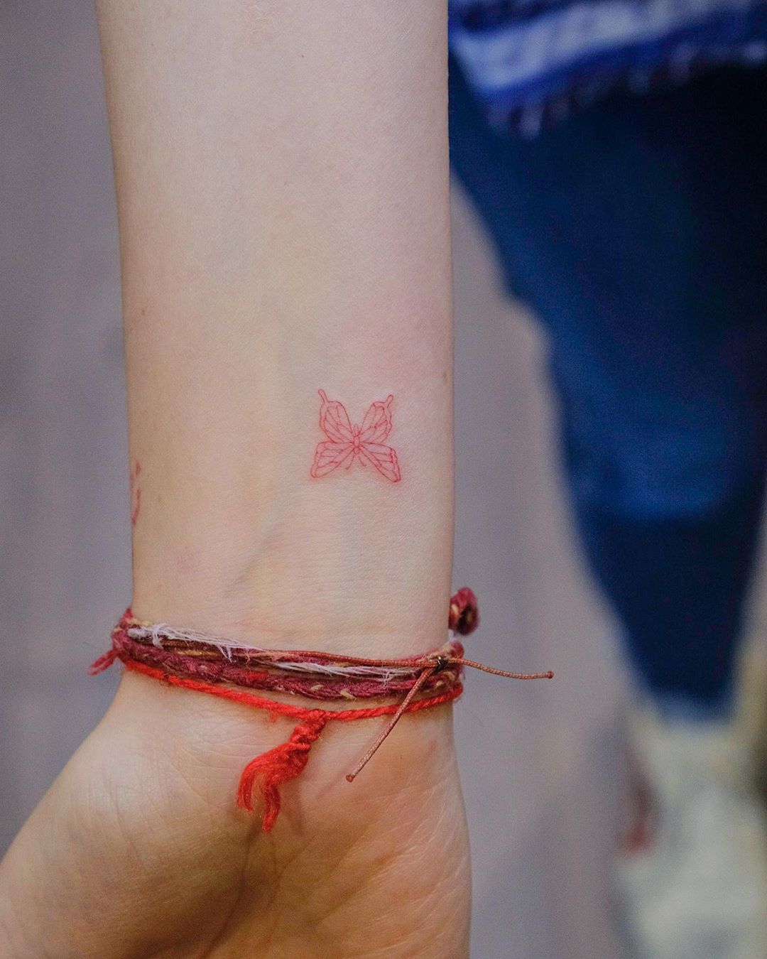 15 Stunning Red Butterfly Tattoos for a Colorful and Feminine Look  Psycho  Tats