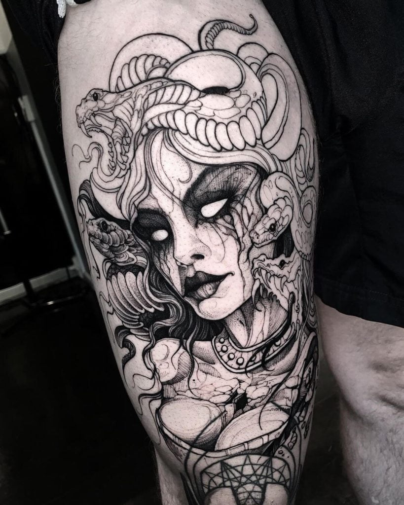 Medusa Tattoo Meaning for guys