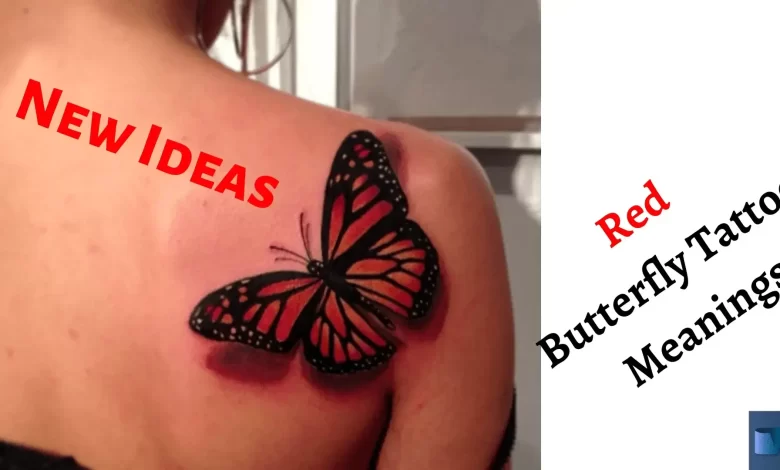 Red Butterfly tattoo meanings