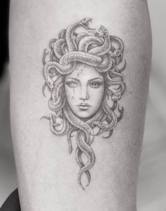 Simple Medusa Tattoo Meaning