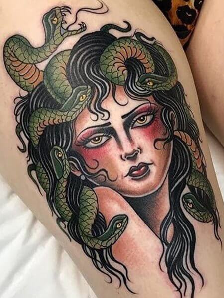 Medusa Tattoo Meaning survivor