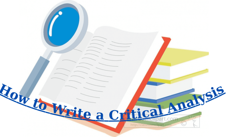 How to Write a Critical Analysis